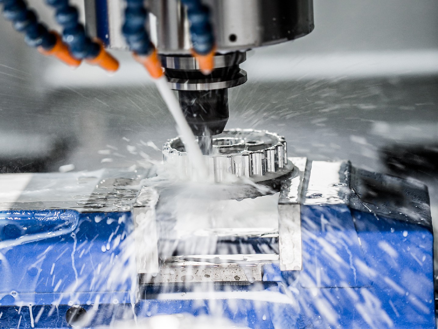 Cutting fluid is crucial for CNC machining